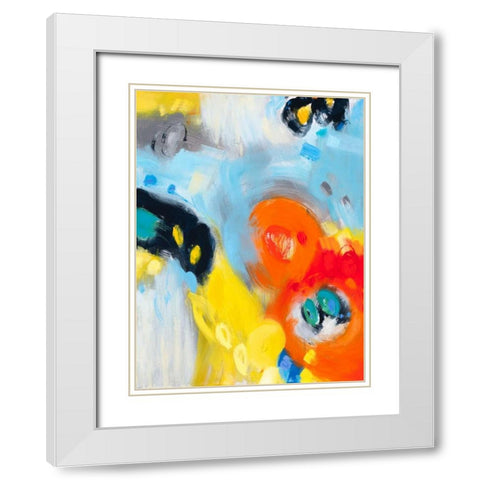 In the Loop II White Modern Wood Framed Art Print with Double Matting by Bothne, Janet