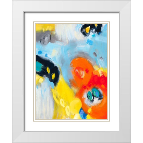 In the Loop II White Modern Wood Framed Art Print with Double Matting by Bothne, Janet