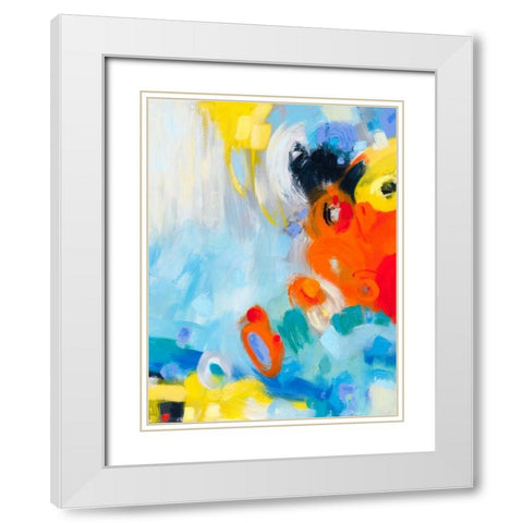 In the Loop IV White Modern Wood Framed Art Print with Double Matting by Bothne, Janet