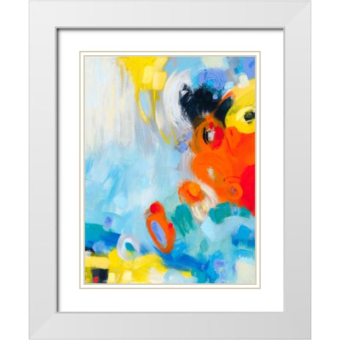 In the Loop IV White Modern Wood Framed Art Print with Double Matting by Bothne, Janet