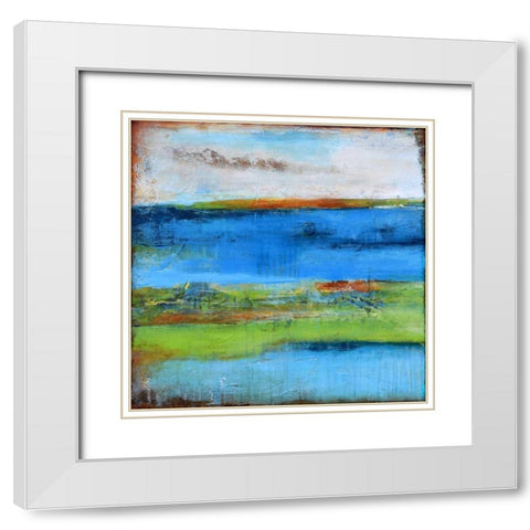 Blue Ridge Escape I White Modern Wood Framed Art Print with Double Matting by Ashley, Erin