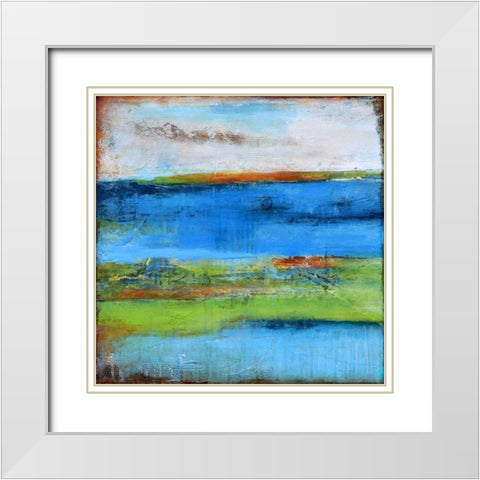 Blue Ridge Escape I White Modern Wood Framed Art Print with Double Matting by Ashley, Erin