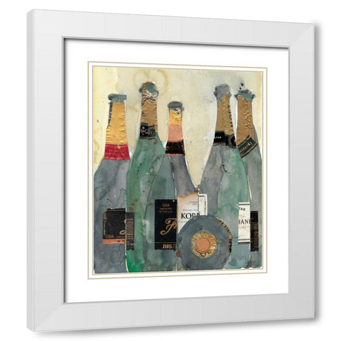 After the Toast II White Modern Wood Framed Art Print with Double Matting by Dixon, Samuel