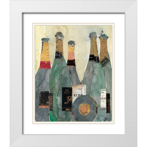 After the Toast II White Modern Wood Framed Art Print with Double Matting by Dixon, Samuel