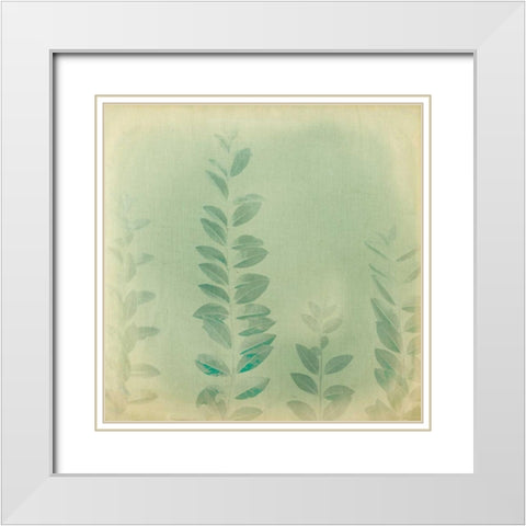 Faded Away IV White Modern Wood Framed Art Print with Double Matting by Jorgensen, Jennifer