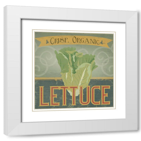 Farm Stand VI White Modern Wood Framed Art Print with Double Matting by Vess, June Erica