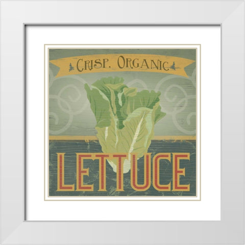 Farm Stand VI White Modern Wood Framed Art Print with Double Matting by Vess, June Erica