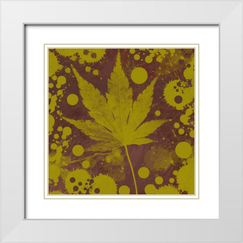 Botany Expressions II White Modern Wood Framed Art Print with Double Matting by Orlov, Irena