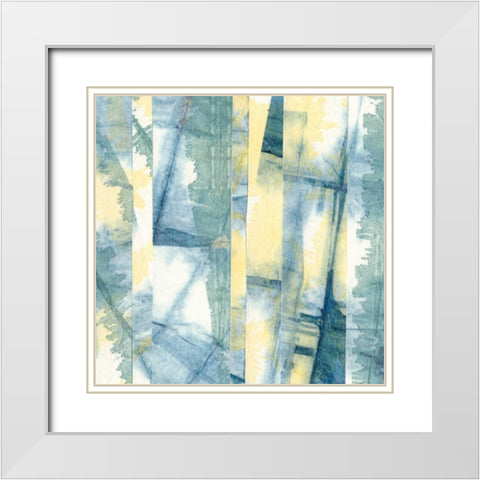 Down East I White Modern Wood Framed Art Print with Double Matting by Stramel, Renee W.