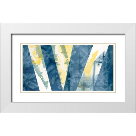Nautical II White Modern Wood Framed Art Print with Double Matting by Stramel, Renee W.