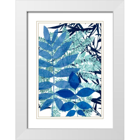 Morning Dew II White Modern Wood Framed Art Print with Double Matting by McCavitt, Naomi