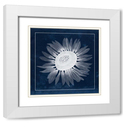 Moon Flower II White Modern Wood Framed Art Print with Double Matting by Popp, Grace