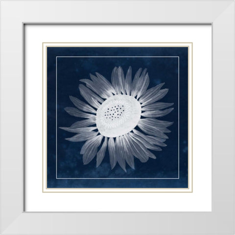 Moon Flower II White Modern Wood Framed Art Print with Double Matting by Popp, Grace