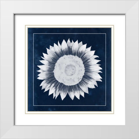 Moon Flower III White Modern Wood Framed Art Print with Double Matting by Popp, Grace