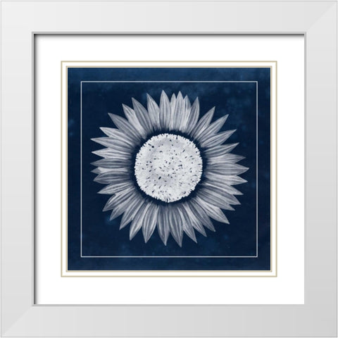 Moon Flower IV White Modern Wood Framed Art Print with Double Matting by Popp, Grace
