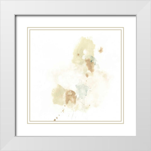 Liquid Echo II White Modern Wood Framed Art Print with Double Matting by Vess, June Erica
