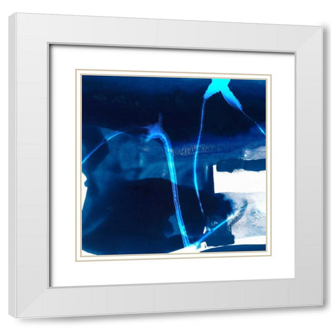 Tidal Atmosphere I White Modern Wood Framed Art Print with Double Matting by Jasper, Sisa