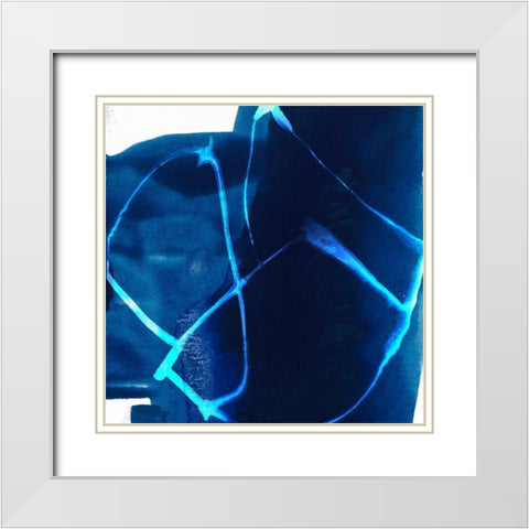 Tidal Atmosphere III White Modern Wood Framed Art Print with Double Matting by Jasper, Sisa