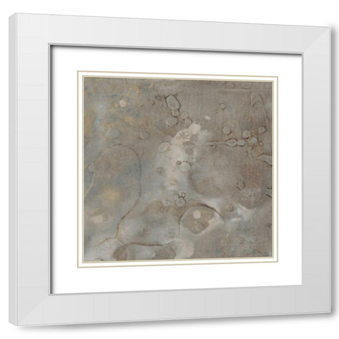 Celestial Dream I White Modern Wood Framed Art Print with Double Matting by Stramel, Renee W.