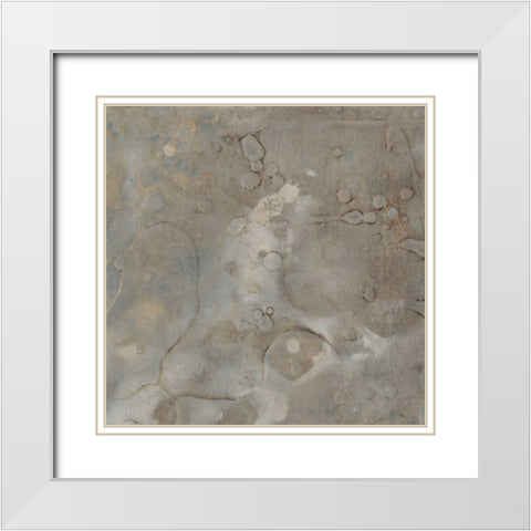 Celestial Dream I White Modern Wood Framed Art Print with Double Matting by Stramel, Renee W.