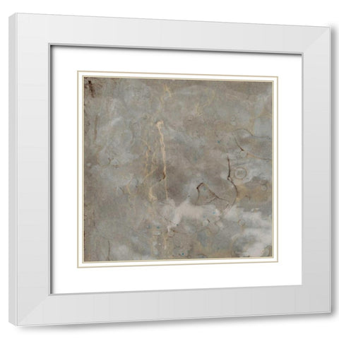 Celestial Dream II White Modern Wood Framed Art Print with Double Matting by Stramel, Renee W.