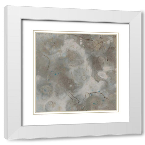 Celestial Dream IV White Modern Wood Framed Art Print with Double Matting by Stramel, Renee W.