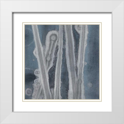 Astral Projection II White Modern Wood Framed Art Print with Double Matting by Stramel, Renee W.