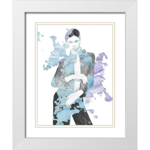 Fashion Illustration III White Modern Wood Framed Art Print with Double Matting by McCavitt, Naomi