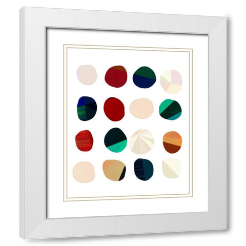 Details Four White Modern Wood Framed Art Print with Double Matting by Jasper, Sisa
