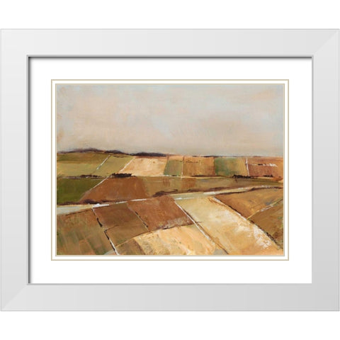 Autumn Pasture II White Modern Wood Framed Art Print with Double Matting by Harper, Ethan