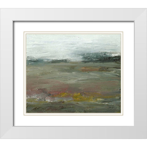 View at Dusk White Modern Wood Framed Art Print with Double Matting by Gordon, Sharon