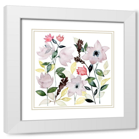 Garland Tide II White Modern Wood Framed Art Print with Double Matting by Popp, Grace