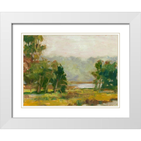 Changing Sunlight II White Modern Wood Framed Art Print with Double Matting by Harper, Ethan