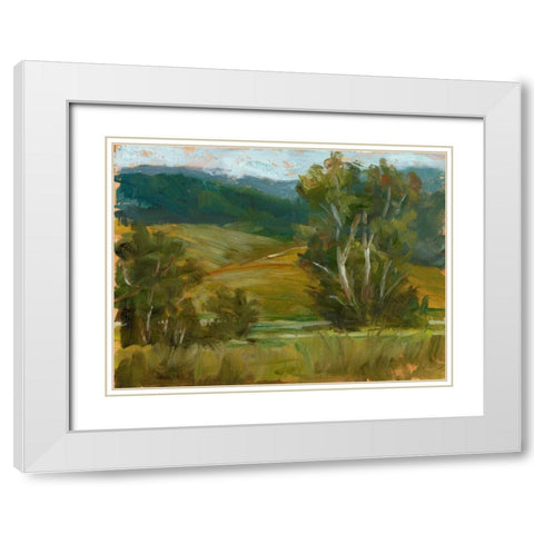 Changing Sunlight IV White Modern Wood Framed Art Print with Double Matting by Harper, Ethan