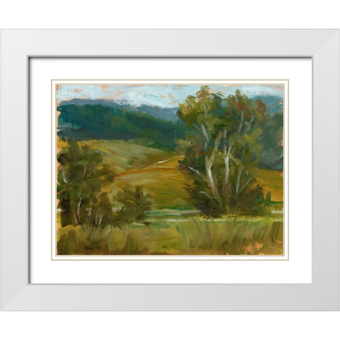 Changing Sunlight IV White Modern Wood Framed Art Print with Double Matting by Harper, Ethan