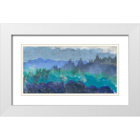 Appalachian Trail I White Modern Wood Framed Art Print with Double Matting by Ludwig, Alicia