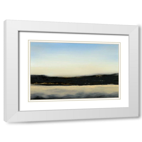 Ocean Tide VI White Modern Wood Framed Art Print with Double Matting by Gordon, Sharon
