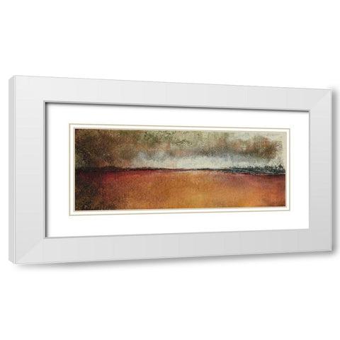 Reflect White Modern Wood Framed Art Print with Double Matting by Gordon, Sharon