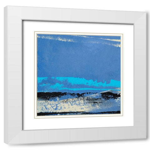 Origin Abstract VIII White Modern Wood Framed Art Print with Double Matting by Gordon, Sharon