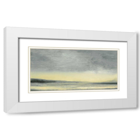Early Light  White Modern Wood Framed Art Print with Double Matting by Gordon, Sharon
