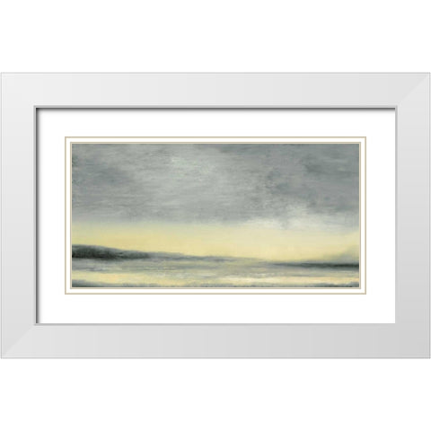 Early Light  White Modern Wood Framed Art Print with Double Matting by Gordon, Sharon