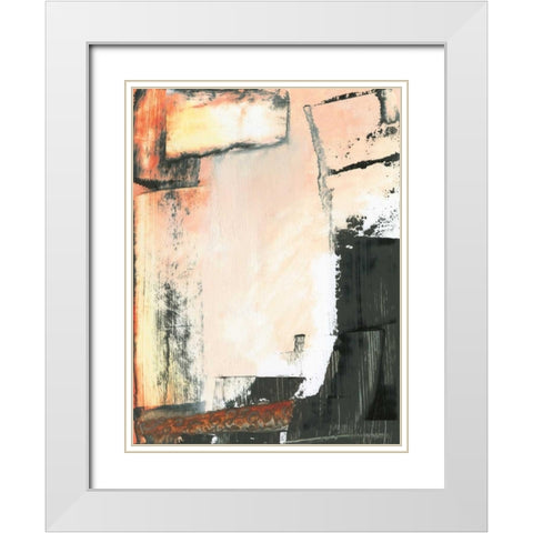 Avenue I White Modern Wood Framed Art Print with Double Matting by Gordon, Sharon