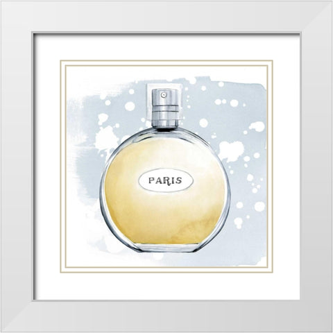 Parfum IV White Modern Wood Framed Art Print with Double Matting by Popp, Grace