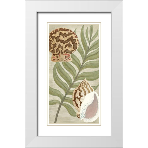Palm Beach I White Modern Wood Framed Art Print with Double Matting by Vess, June Erica