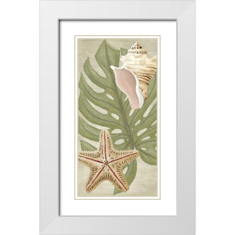 Palm Beach III White Modern Wood Framed Art Print with Double Matting by Vess, June Erica