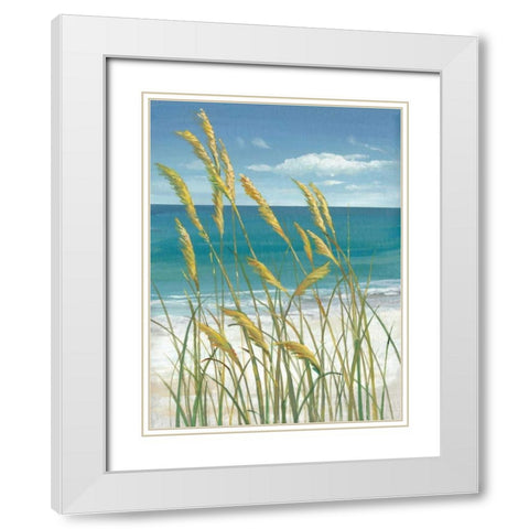 Summer Breeze I White Modern Wood Framed Art Print with Double Matting by OToole, Tim