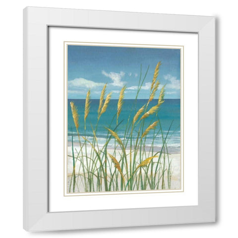 Summer Breeze II White Modern Wood Framed Art Print with Double Matting by OToole, Tim