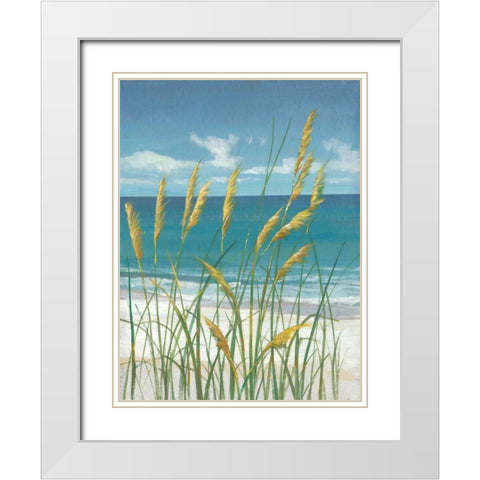 Summer Breeze II White Modern Wood Framed Art Print with Double Matting by OToole, Tim