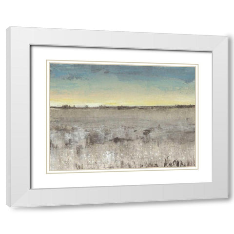 Atmosphere II White Modern Wood Framed Art Print with Double Matting by OToole, Tim