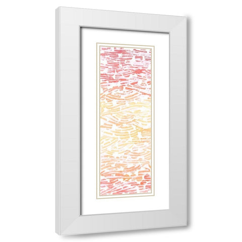 2-Up Summertime River Rocks I White Modern Wood Framed Art Print with Double Matting by Popp, Grace